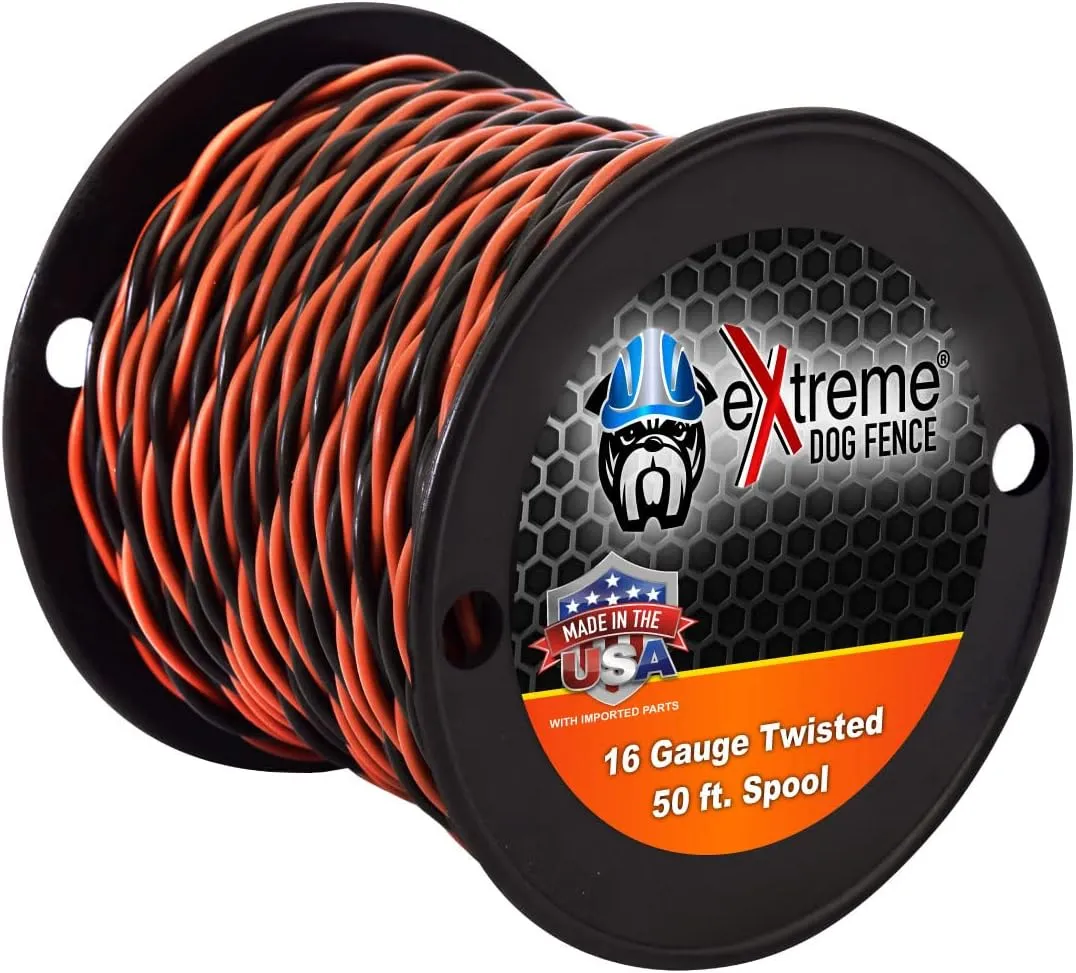 Extreme Dog Fence Max Grade Electric Dog Fence - 2 Dog Kit - 1500 Feet of Heavy Duty -Plus Maximum Duty Wire for Ultimate Performance and Reliability