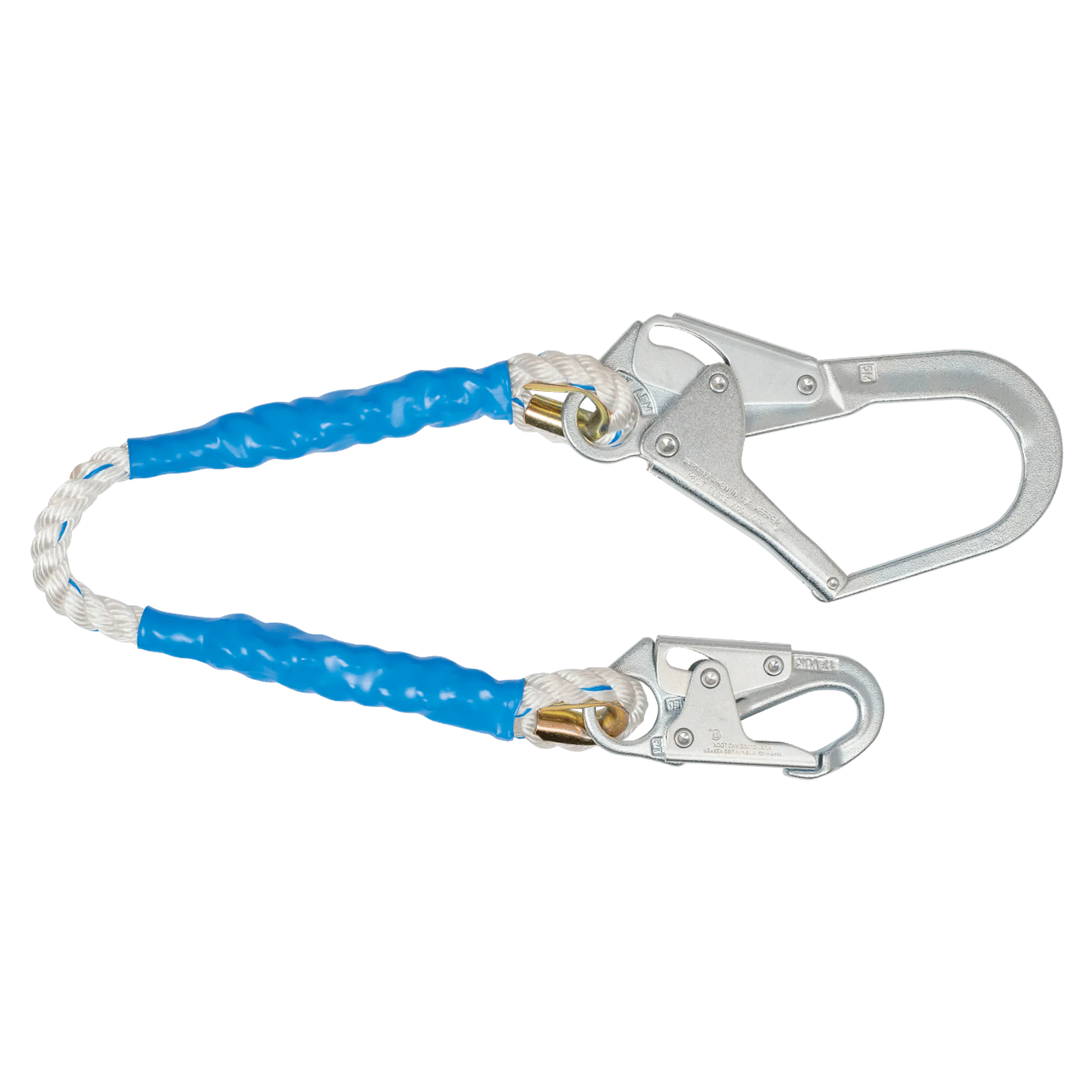 FallTech 81533 3' Rope Restraint Lanyard, Fixed-length with Steel Connectors (each)