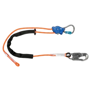 FallTech 8165D Tower Climber® Rope Positioning Lanyard with Aluminum Adjuster with Aluminum Snap Hook and Carabiner (each)