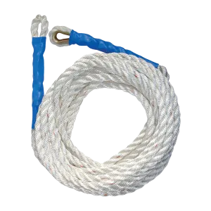 FallTech Premium Polyester Blend Vertical Lifeline with Thimble-eye and Back Splice (each)