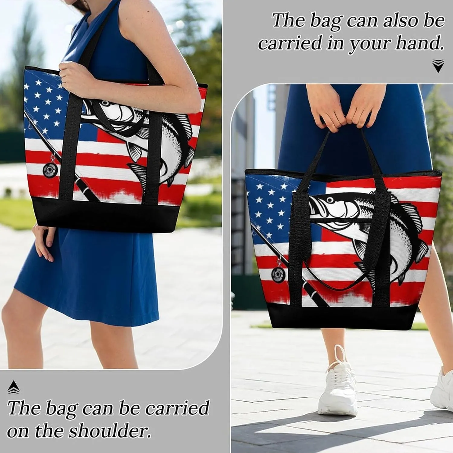 Fashionable Commuter Tote Bag Large Insulated Work Handbag