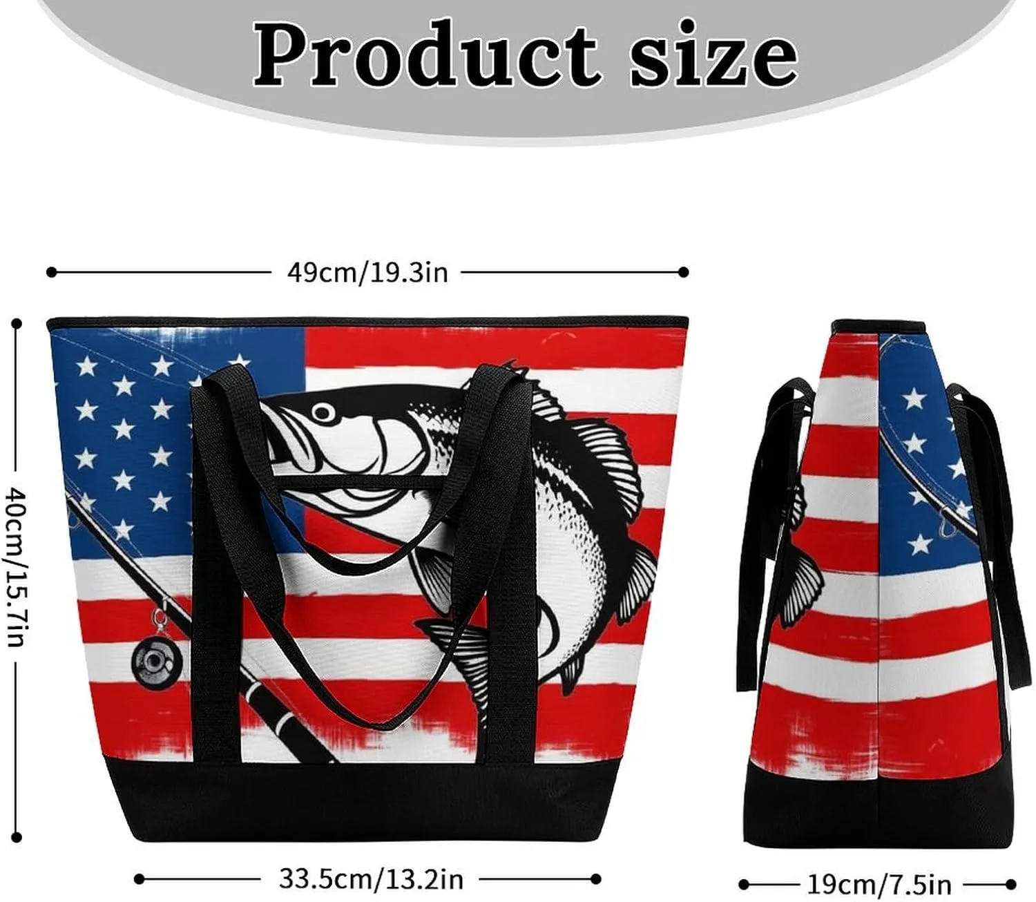 Fashionable Commuter Tote Bag Large Insulated Work Handbag