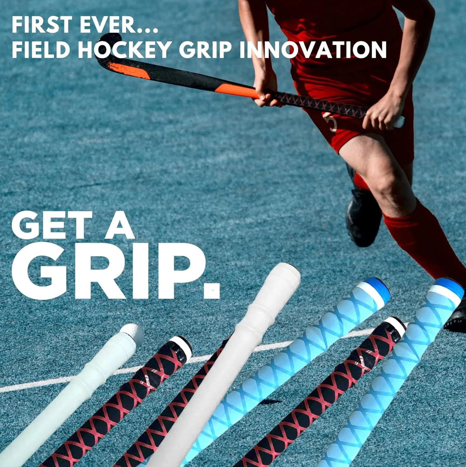 Field Hockey Grip Stocking Stuffer Kit Performance Enhancing Custom Grip - Field Hockey Boost