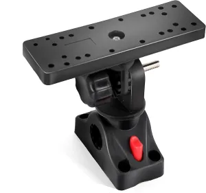 Fish Finder Mounts for Boat, 360° Adjustable Fish Finder Mounting Brackets, Depth Finders Mount, Universal Marine Electronics Mounting Plate for Boat, Canoe, Kayak