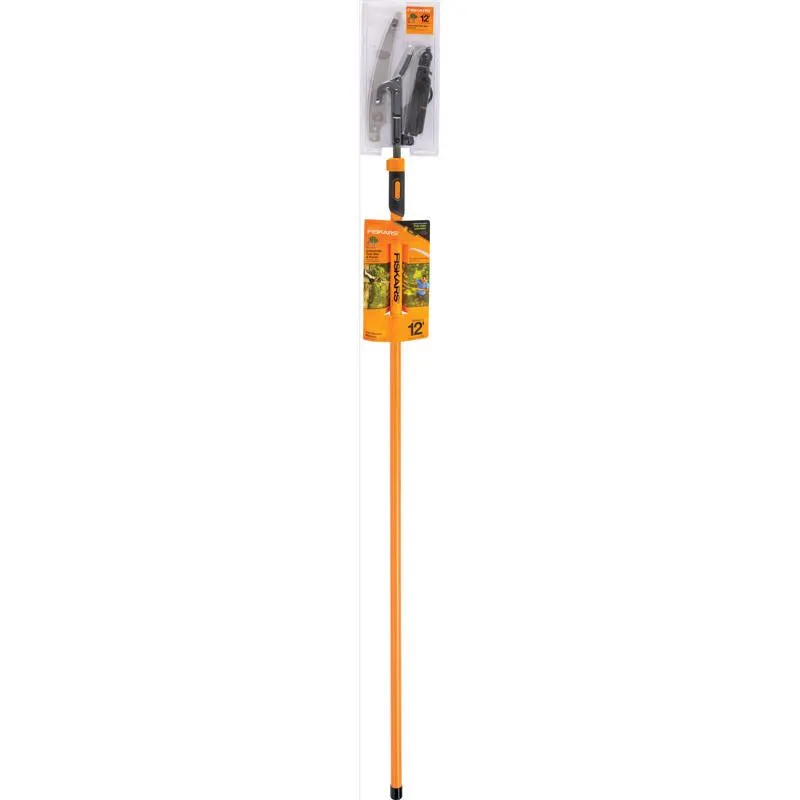 Fiskars 12 ft. Steel Curved Extendable Tree Pruner