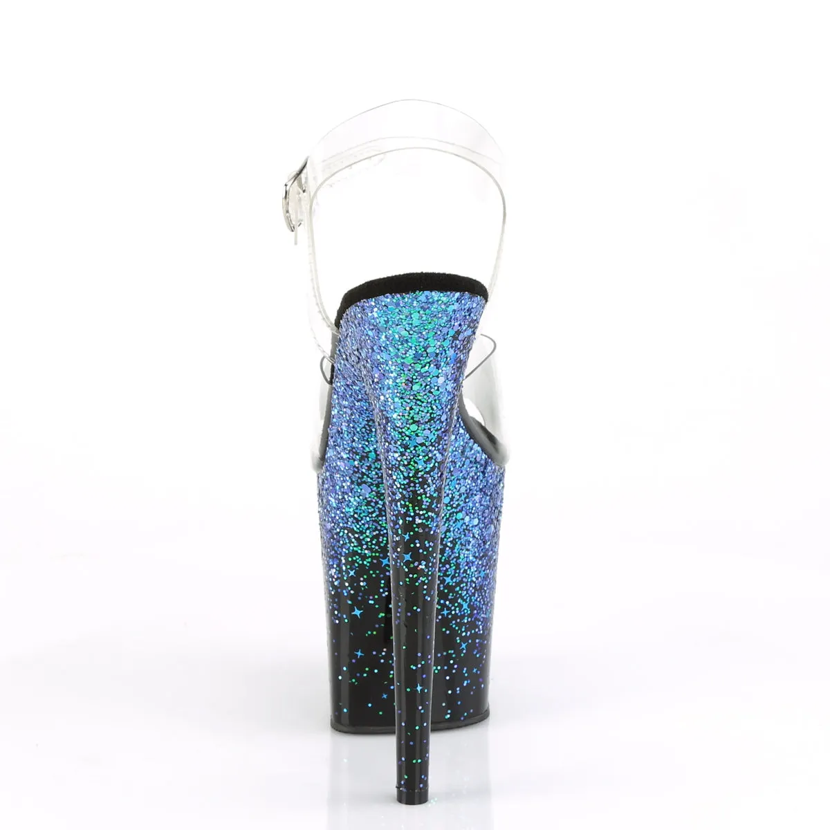 Flamingo-808SS Blue - Frostbite Platform Heels