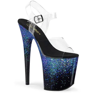 Flamingo-808SS Blue - Frostbite Platform Heels