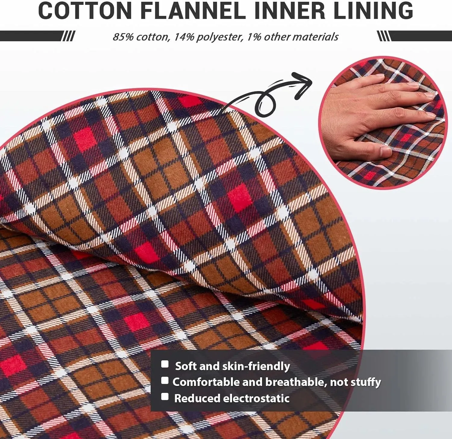 Flannel Sleeping Bag for Adults, Big and Tall Waterproof 20 Degree Camping Sleeping Bags for Cold Weather with Compression Sack, 86.6" X 39.4", Black