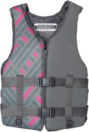 Float Jacket with Adjustable Waistband and Zipper, Life Jackets for Kayaking, Surfing, Paddle Boating(Grey,X-Large)