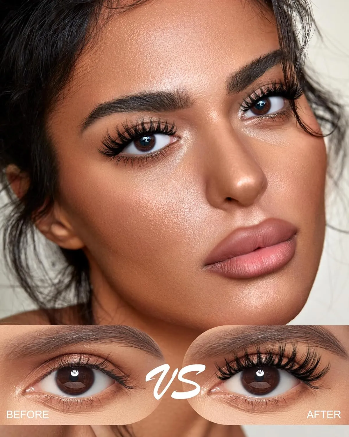 Flora Lash Clusters Kit Wispy Fluffy 8-18mm Hybrid Volume Eyelashes Cluster Extension Kit D Curl Individual DIY False Lash Extension Kit with Lash Bond and Seal, 0.05mm Thin Invisible Black Lash Band
