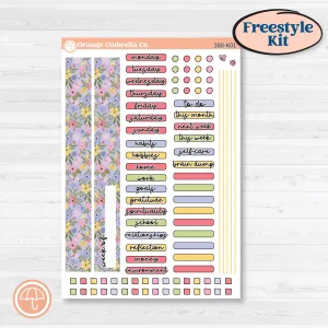 Floral Butterfly Planner Kit | Freestyle Kit Any Planner Kit Stickers | Spring Up | KIT-380-K