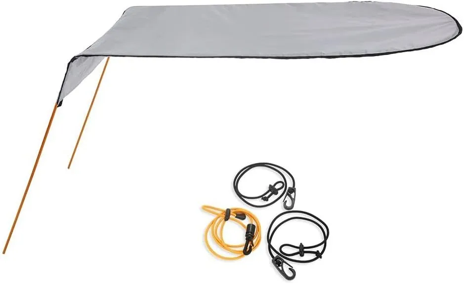 for KAYAK Cover Boat Shade Umbrella Sun Shade Canopy, Ripstop Oxford Cloth, Water Resistant, UV Protection, Fits Single Person Kayak, 12 x 45 x 4 cm
