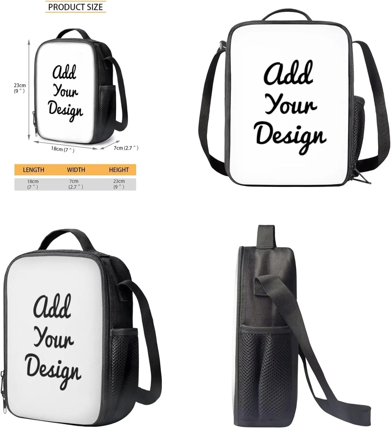 FOR U DESIGNS 3 in 1 Custom Name Backpack for Boys Lightweight Personalized School Bag and Lunch Bag Set 17 Inch Kindergarten Elementary Bookbag Set with Lunch Box