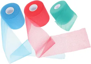 FRCOLOR Sports Tape Film Pre Wrap Tape Sports Tape Wrap Waterproof for Wrist Ankle Joint Support 3 Rolls