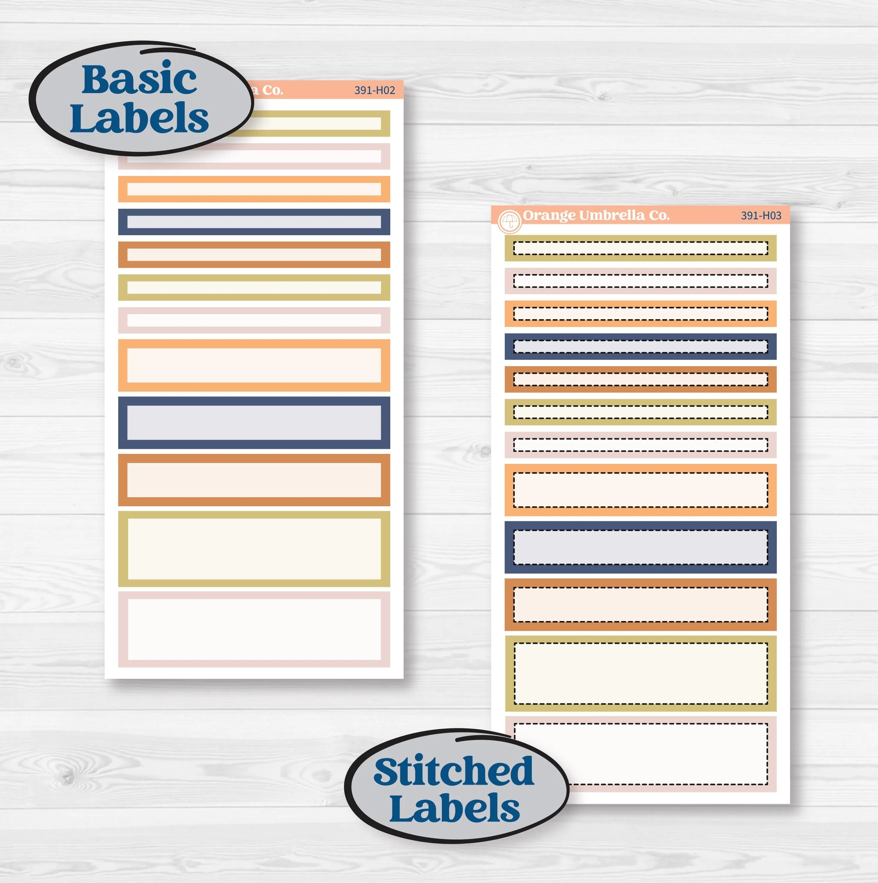 Fun Animal Kit | 7x9 Compact Vertical Planner Kit Stickers | Gone With The Wild | KIT-391-H