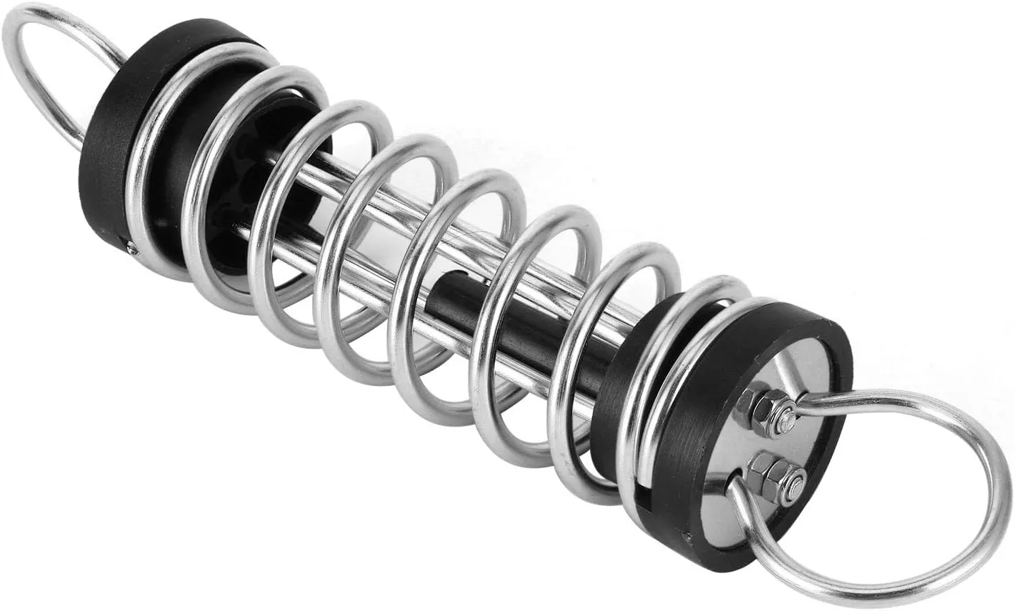 Fydun Boat Mooring Spring, Stainless Steel Boat Anchor Dock Line Mooring Spring 6 x 300mm Marine Hardware for Inflatable, Kayak, Yacht