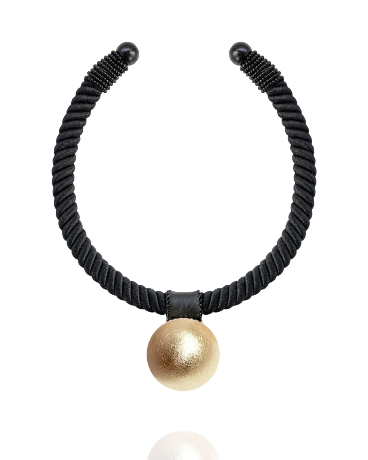 Gaia Glam Necklace in Plated Sun