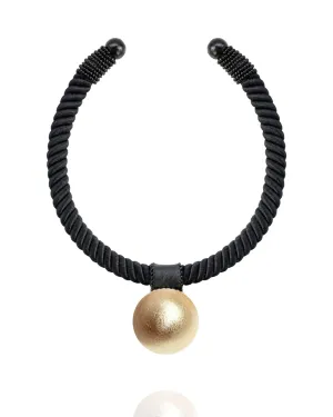 Gaia Glam Necklace in Plated Sun