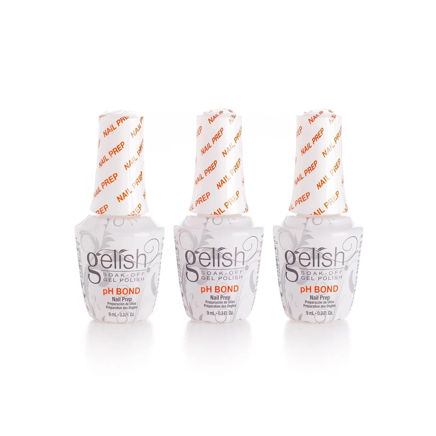 Gelish MINI 9mL Essentials Value Pack – LED/UV Cure, Long-Lasting, Chip-Resistant, Professional Gel Nail Kit for Manicures (pH Bond Trio, Mini)