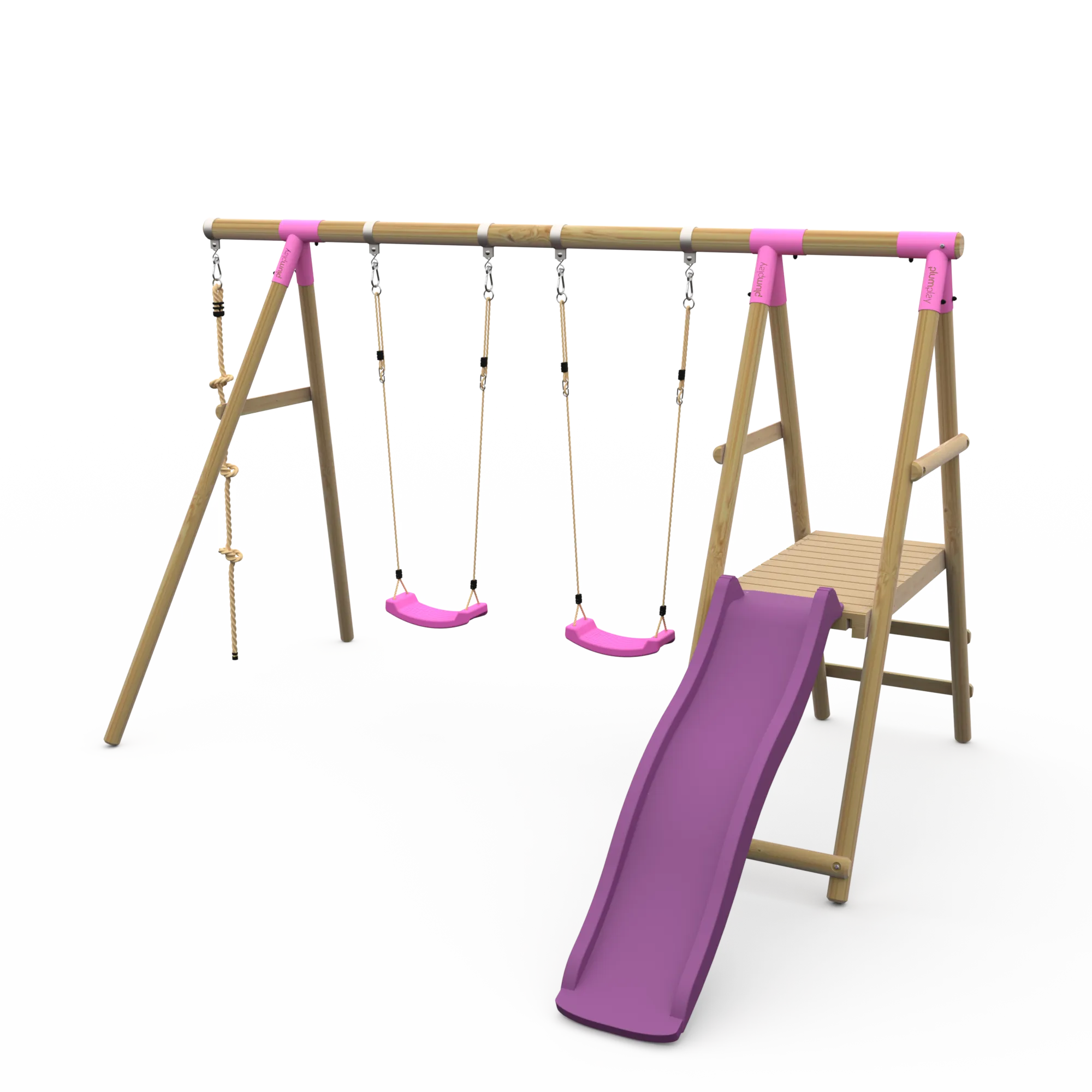 Giant Baboon Wooden Swing Set