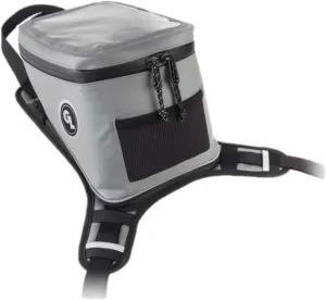 Giant Loop Fandango Tank Bag, Gray Waterproof Motorcycle Tank Bag, 8-Liters Capacity, Fits Any Dirt Bike, Snow Bike, Adventure, Dual Sport & More
