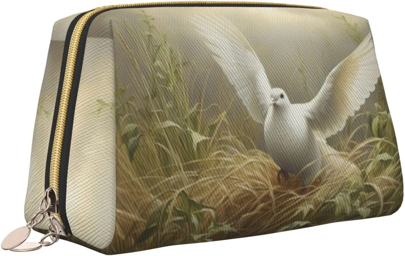 Grass And Dove Toiletry Pouch, Travel-Friendly Makeup Organizer For Makeup Brushes, Lipsticks