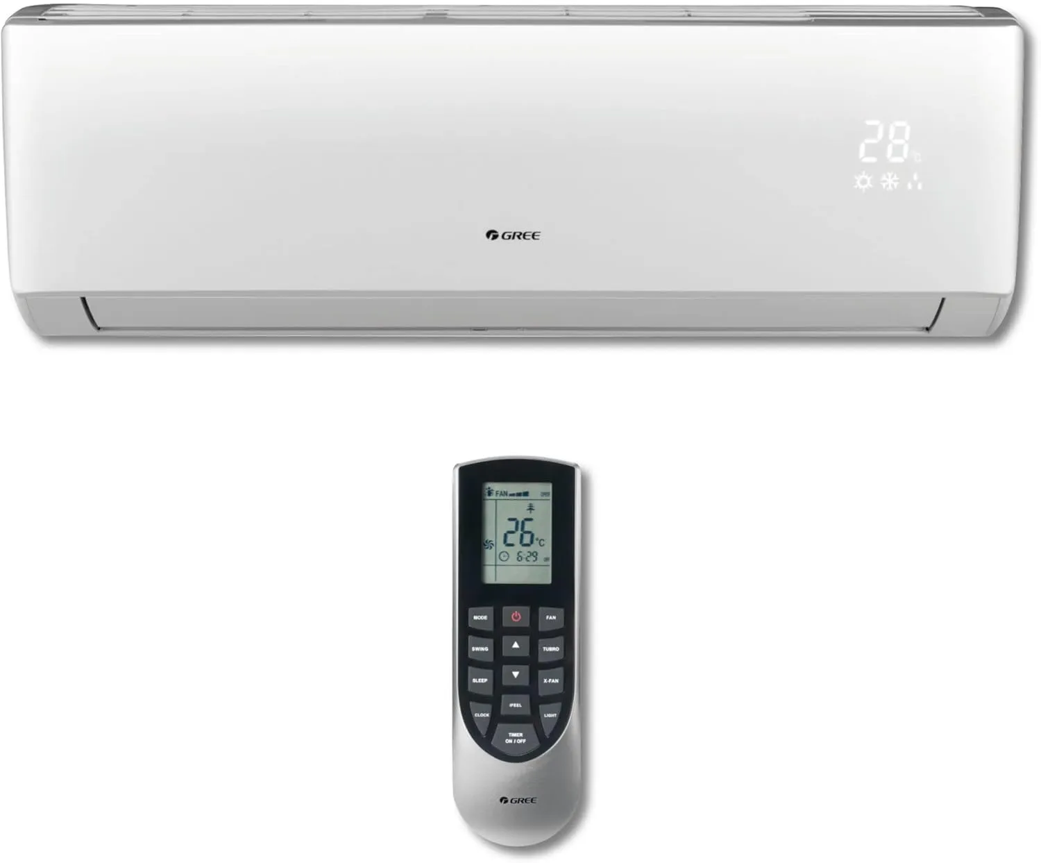 Gree 42,000 BTU Multi21  Tri-Zone Wall Mount Mini Split Air Conditioner Heat Pump 208/230V SEER 21 (12-12-18)