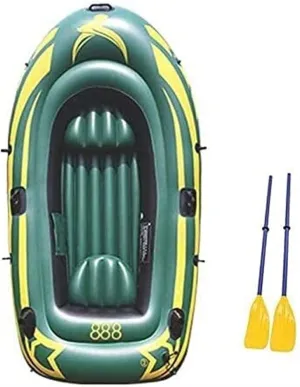 Green Kayak Fishing Rubber Boat Kayak Adult Inflatable Kayak Plastic Boat Kayak Fishing Boat Inflatable Boat