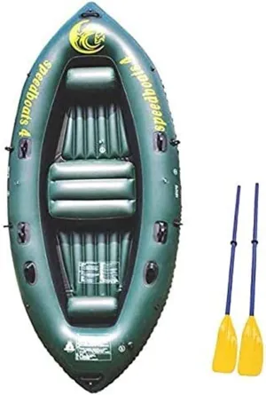 Green Outdoor Fishing Rubber Boat Kayak Water Sports Adult Inflatable Kayak Plastic Boat Kayak Fishing Boat Inflatable Boat