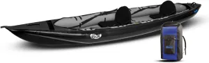 GUMOTEX Inflatable Kayak Rush 2 Black | Lightweight, Fast, Maneuverable, and Durable | Perfect for Water Adventures | Ideal for Water Sports and Relaxation | Two-Person Version