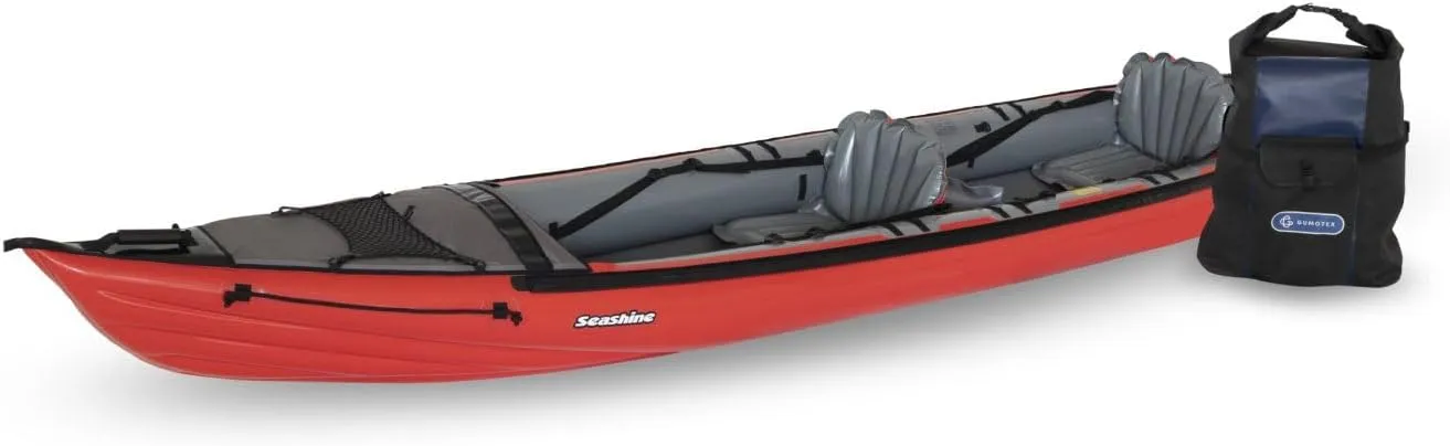 GUMOTEX | Inflatable Kayak SEASHINE | Inflatable Boats for Adults | Lightweight, Durable, and Stable Tandem Kayak | Inflatable Boat for Recreational Paddling and Touring