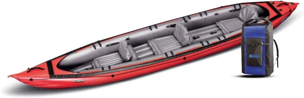 Gumotex Inflatable Kayak SEAWAVE (w/Out Deck) sea Kayak Red