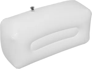Happyyami Inflatable Cushion Fishing Cushion Comfort Kayak Seat Cushion Board Boats Fiber Waterproof Padded Tan Foam Canoe Boat Seat Seats Back Inflatable Seat Cushion Cushions White