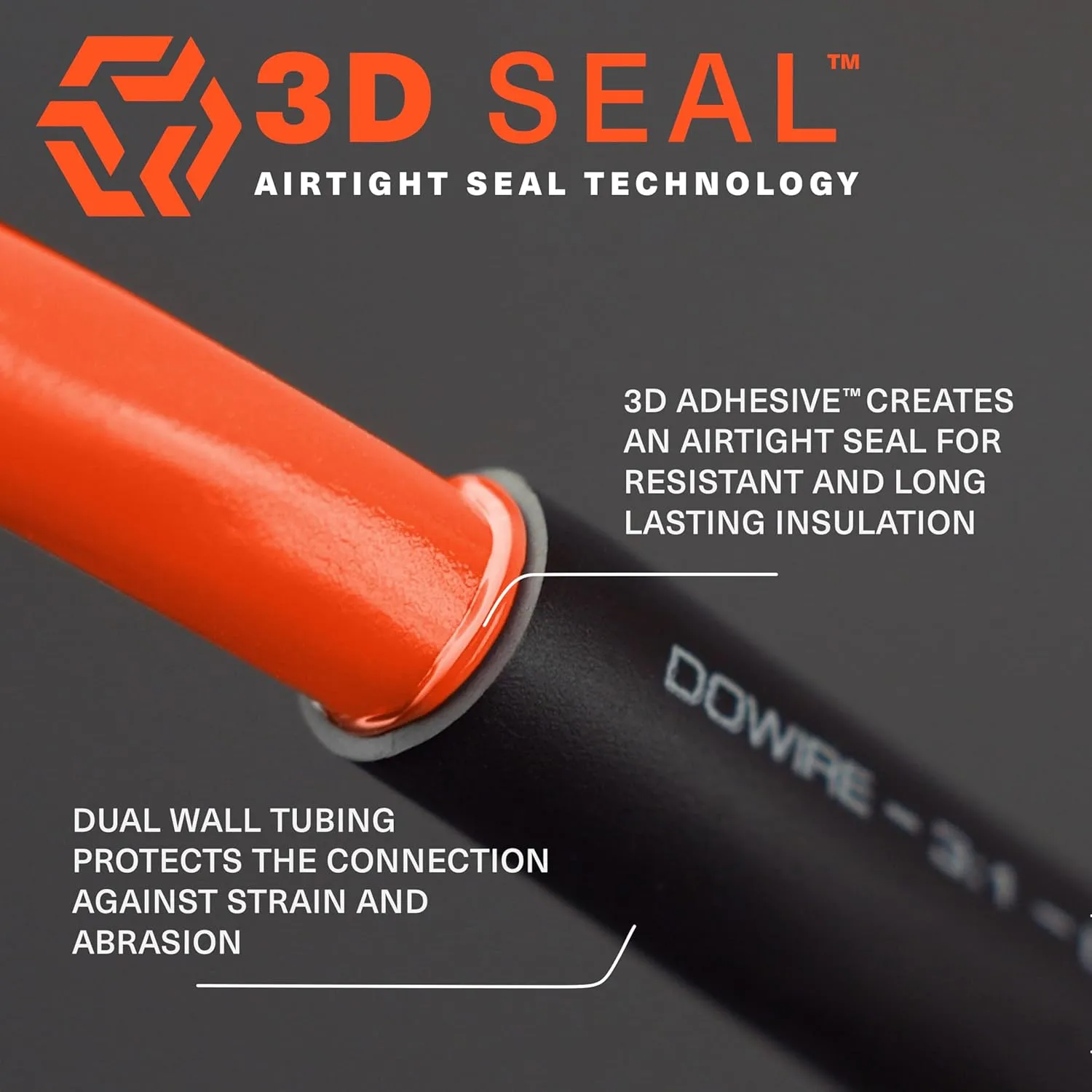 Heat Shrink Tubing Kit - 3:1 Ratio - Adhesive Lined - Wire Shrink Wrap Tubing - Waterproof Marine Grade Shrink Tube - 275 PCS - Clear