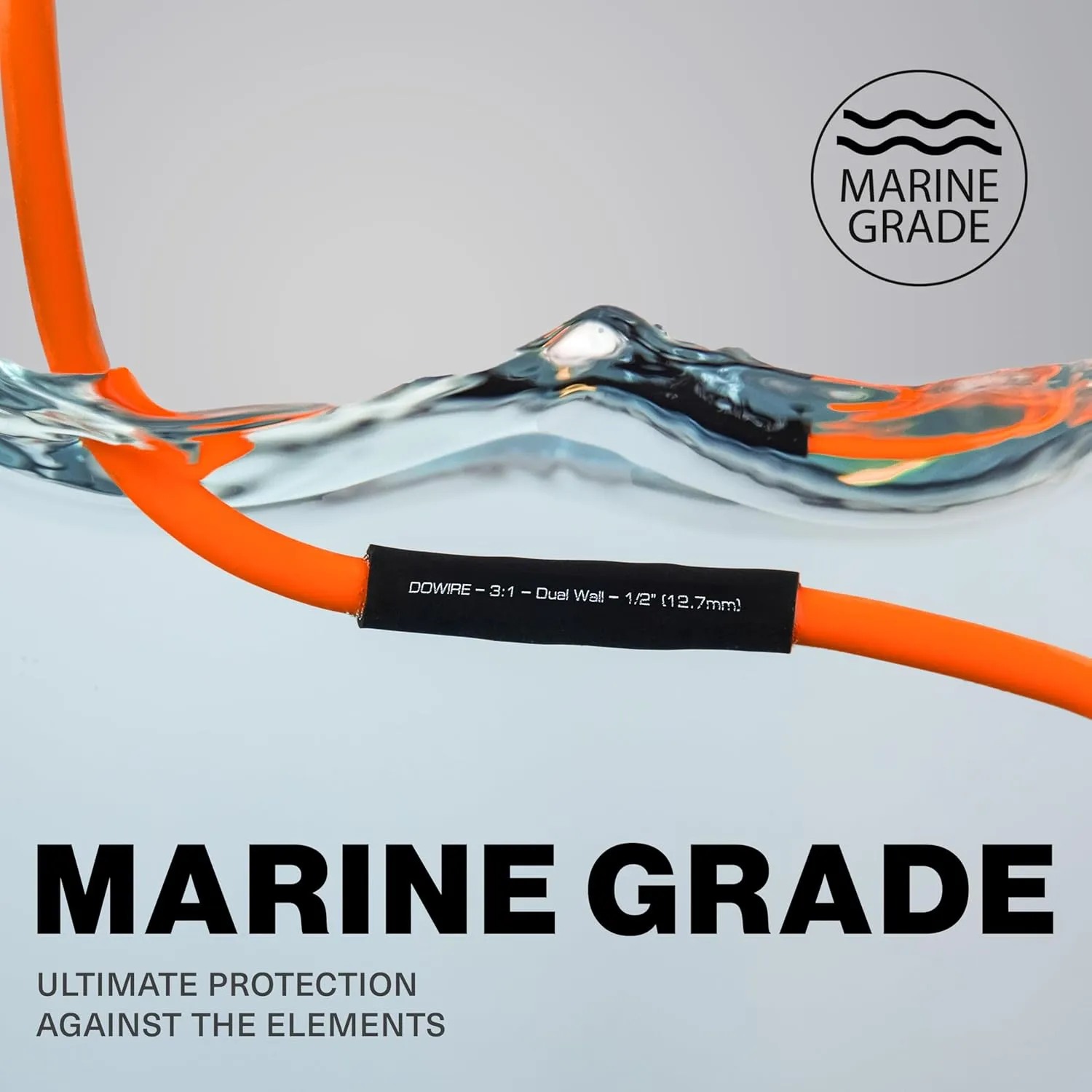 Heat Shrink Tubing Kit - 3:1 Ratio - Adhesive Lined - Wire Shrink Wrap Tubing - Waterproof Marine Grade Shrink Tube - 275 PCS - Clear