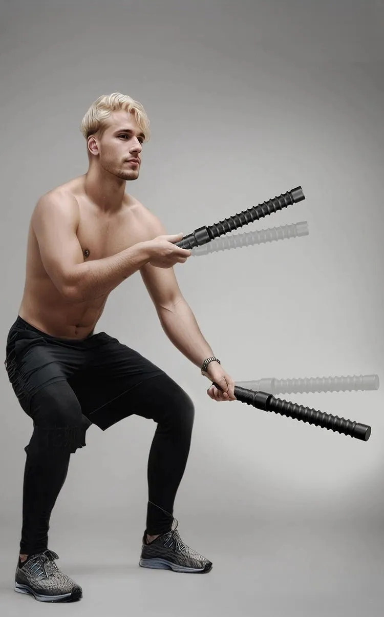 Heavy-Duty Battle Throwing Rope with Spring Elastic Crude– Thick Steel Fitness Rope for Strength & Muscle Training