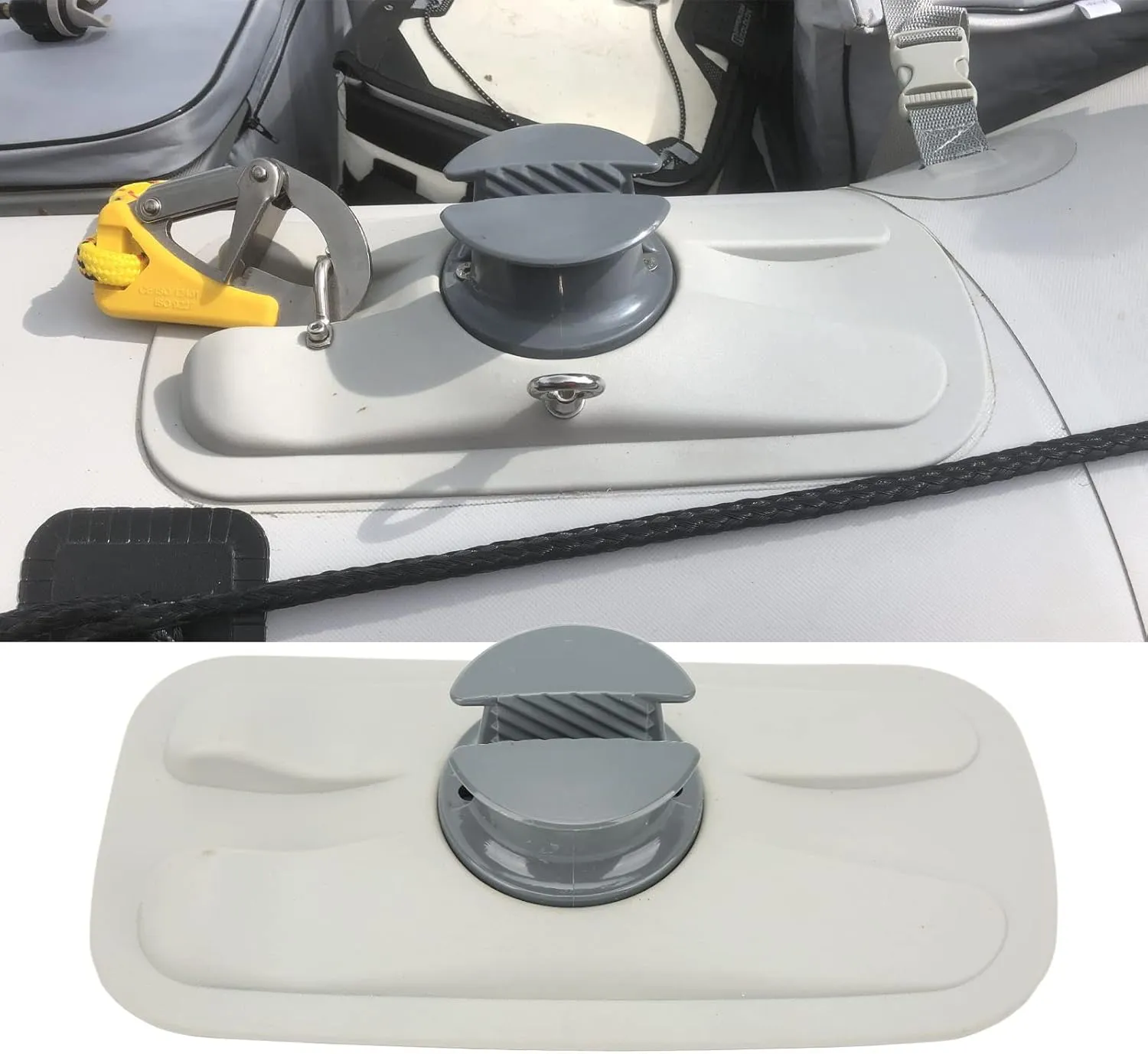 Heavy Duty Dock Cleat Inflatable Boat Cleat Boat Docking Cleat Marine Anchor Cleat Marine Docking Gear for Inflatable Boat Kayak Canoe
