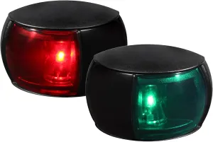 Hella 980520911 '0520 Series' NaviLED Multivolt 8-28V DC 2 NM Compact Port and Starboard Navigation Light Kit with Clear Outer Lens and White Shroud