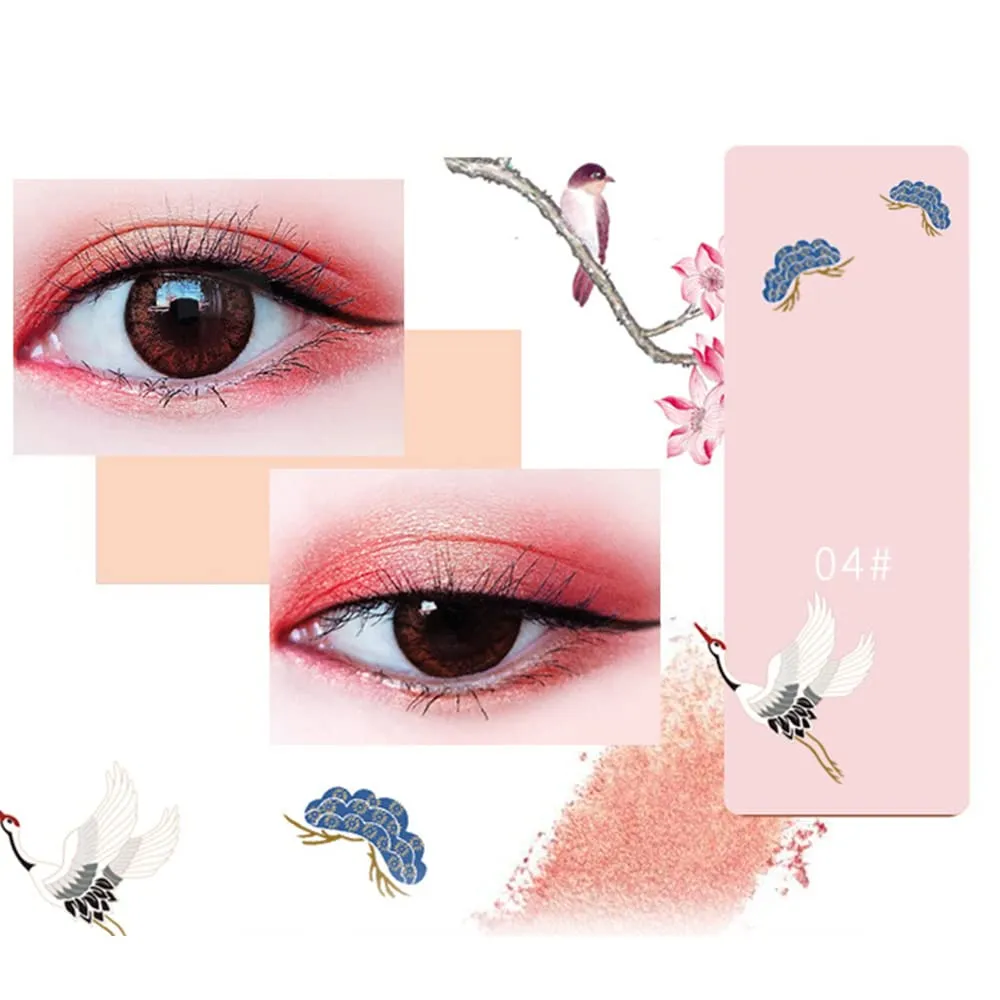 Highly Pigmented Eyeshadow Palette , 9 Colors Matte Shimmer Metallic Eyeshadow Palette Water proof Blendable Long Lasting Natural Colors Make Up Eyeshadow Cosmetics Gift Kit-Great for Travel (#04)