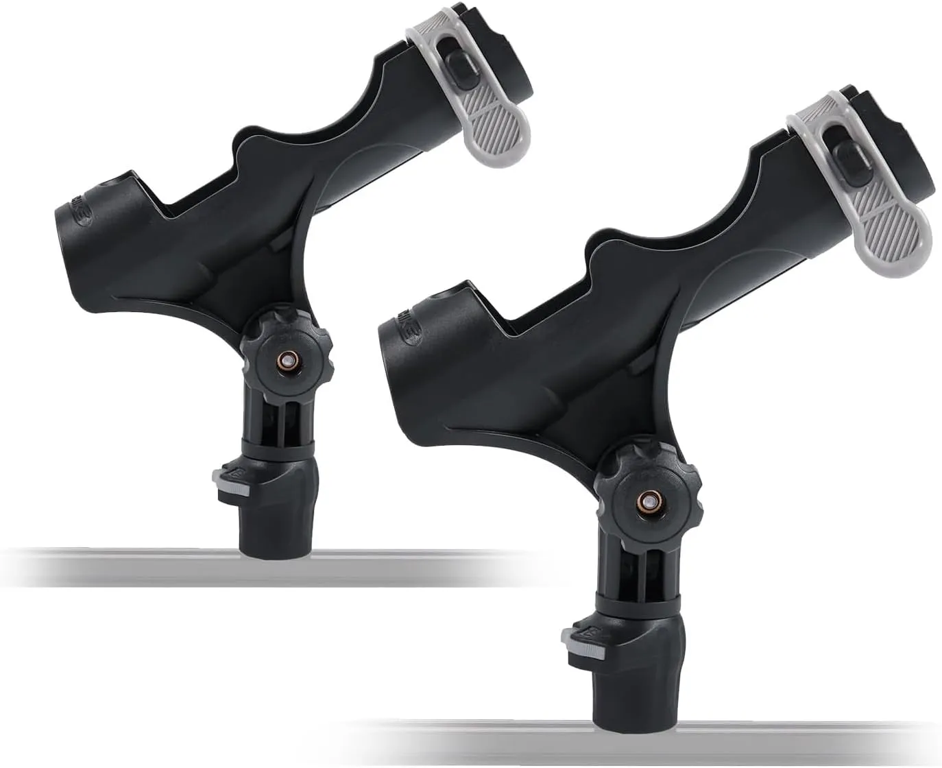 Hitorhike Boat Fishing Rod Holder Universal Fit Kit with Mount Allows for 360-degree Adjustment Kayak Fishing Rod Holder