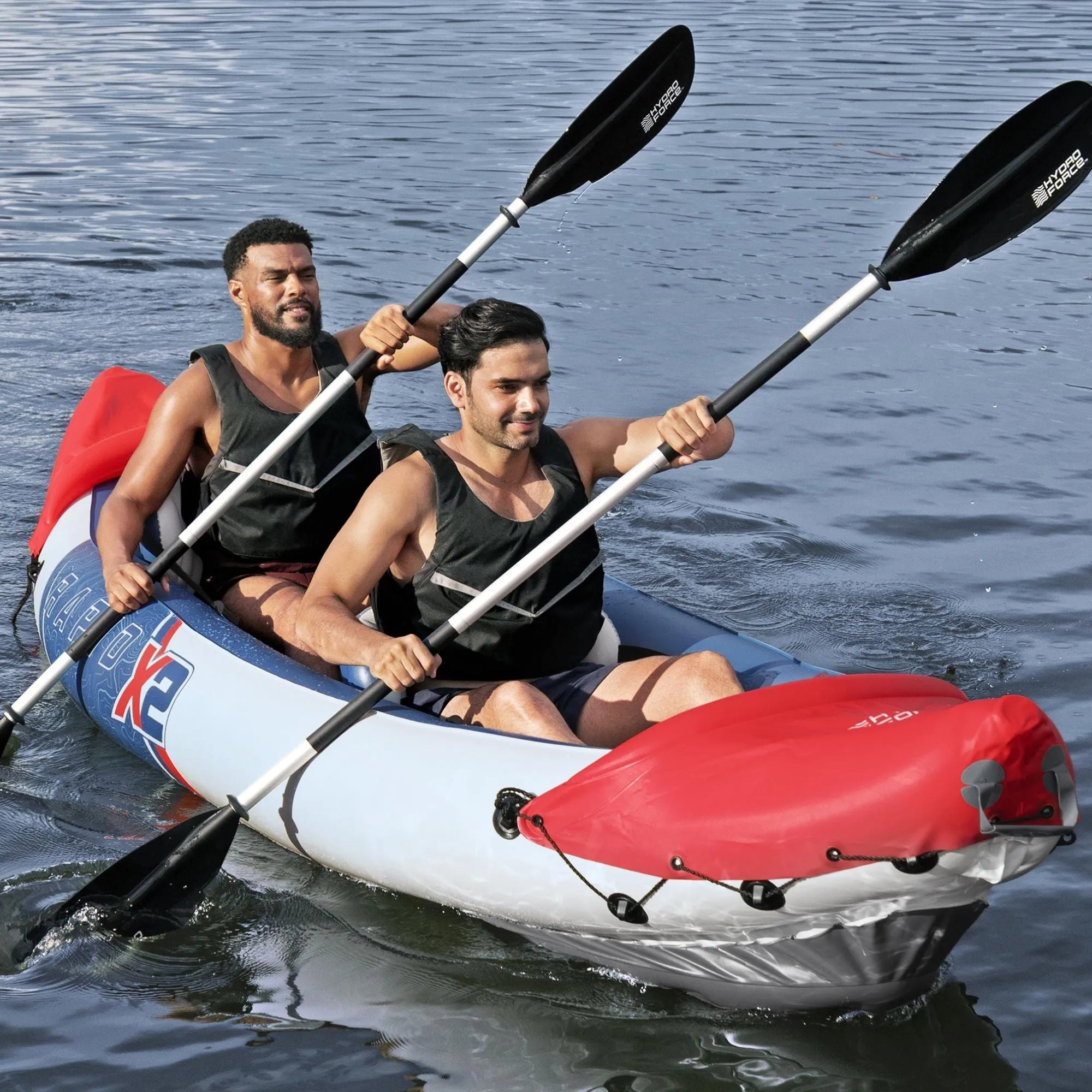 Hydro-force 2 Person Inflatable Kayak Set - Rapid X2