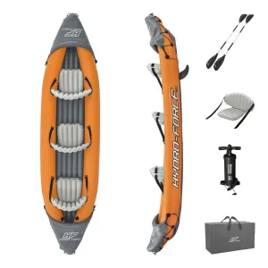 Hydro-Force 3 Person Inflatable Kayak Set - Rapid - Outlet