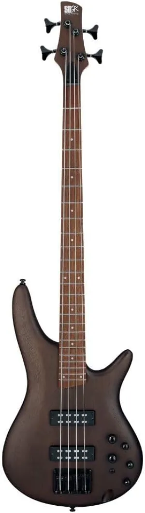 Ibanez SR300EB Standard 4-String Right-Handed Electric Bass Guitar with Jatoba Fretboard, Nyatoh Body, and PowerSpan Pickups (Walnut Flat)
