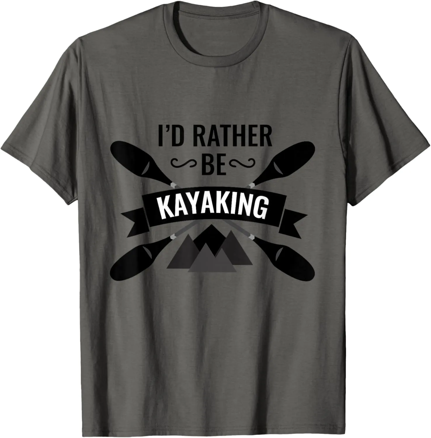 I'd Rather Be Kayaking River Canoe Canoeing For Kayak Lovers T-Shirt
