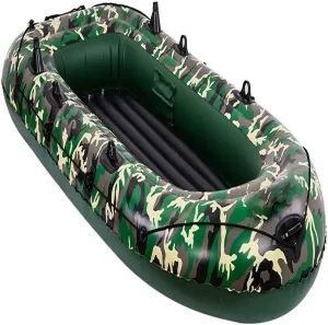 Inflatable Boat Set Adults Inflatable Fishing Boat, 2 Person Inflatable Kayak