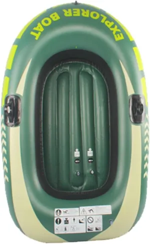 Inflatable Boats for Adults, 140x80cm Inflatable Boat with Handlebar, Thickened Kayak, Small Inflatable Fishing Boat for 1 Person