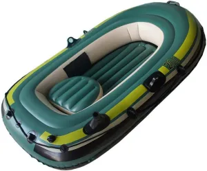 Inflatable Kayak Adventure Kit, 2 Man Canadian Canoe, Sea Kayak with Paddle, 260x 130 cm