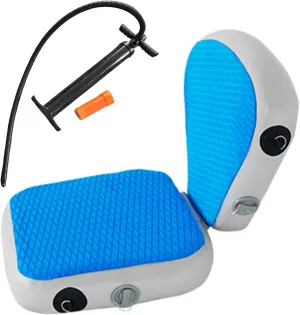 Inflatable Kayak Boat Seat Paddle Cushion Ergonomic Non Slip Comfortable Kayak Cushion Canoe Seat for Rafting Water Sports