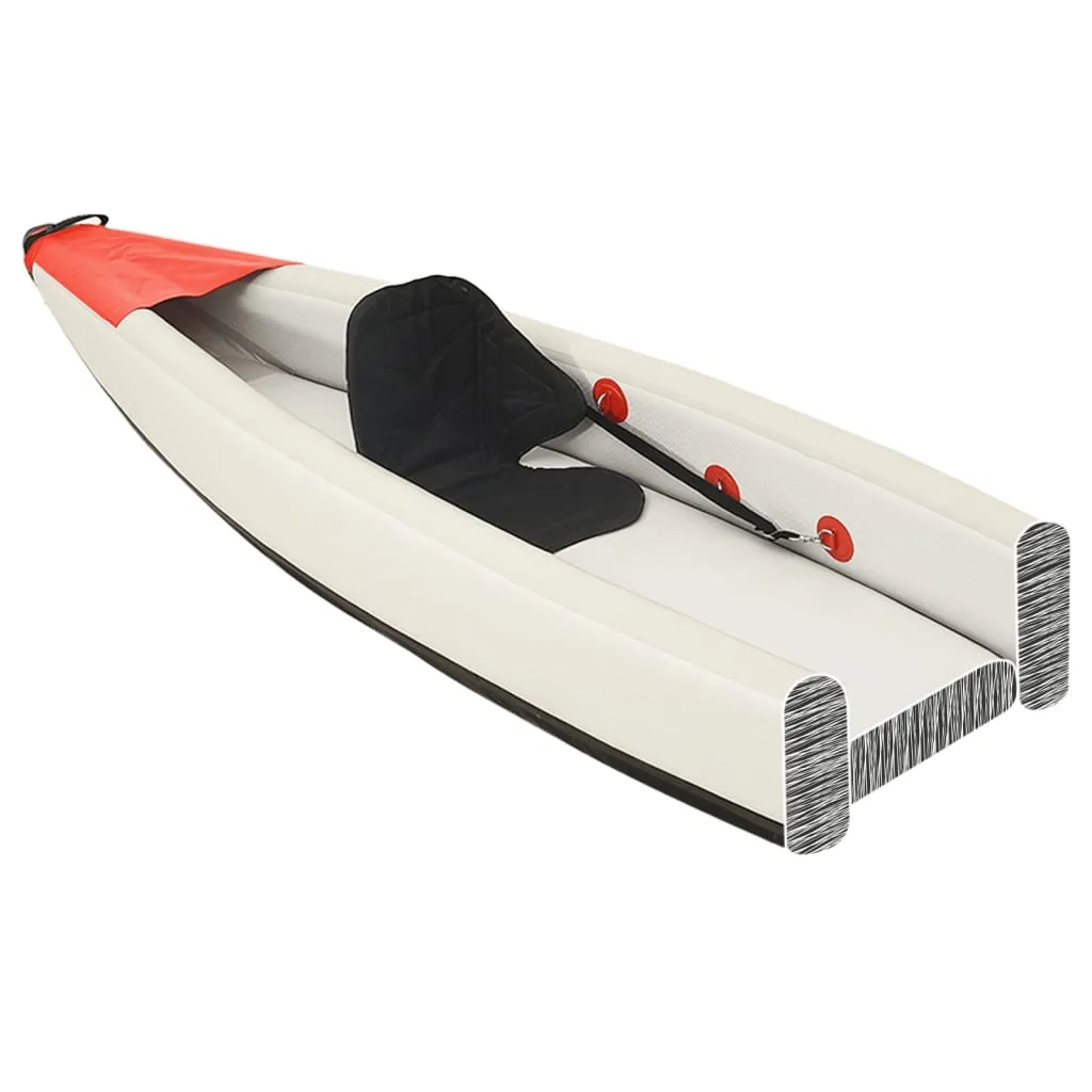 Inflatable Kayak Red 375x72x31 cm Polyester