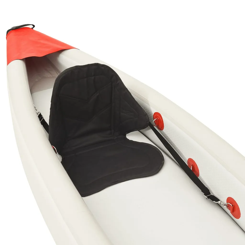 Inflatable Kayak Red 375x72x31 cm Polyester
